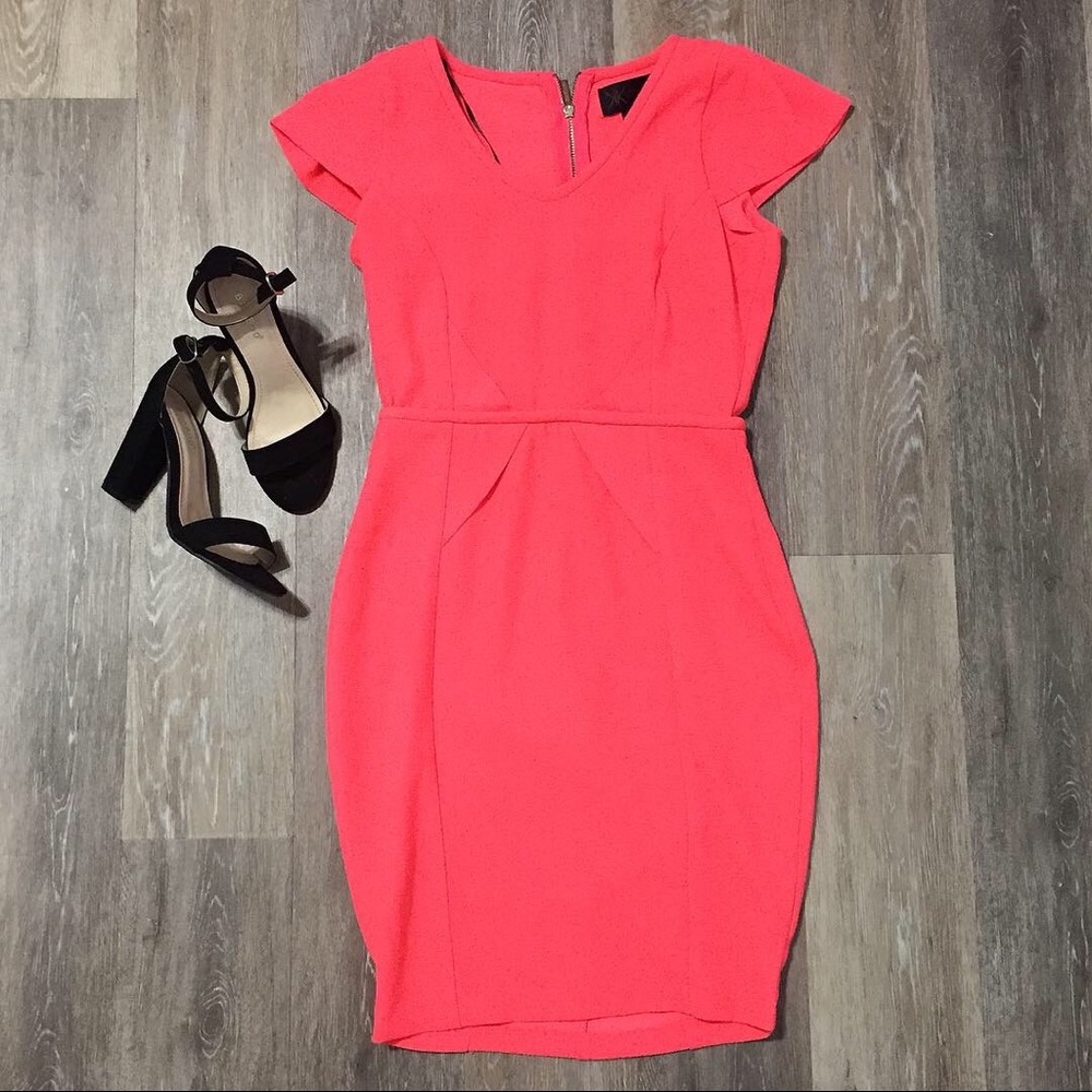 Kardashian Kollection Cap Sleeve Pencil Dress